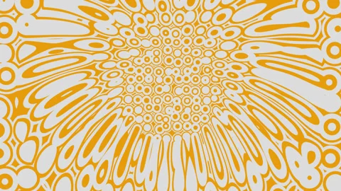 Abstact ornament with orange circles. Stock Footage 245845962