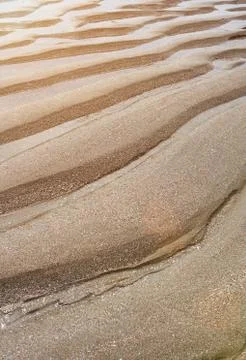 Abstact sand waves lines Stock Photos