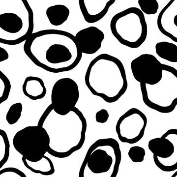 Abstact seamless pattern. Dotted texture. Dot ornament Stock Illustration