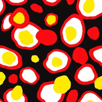 Abstact seamless pattern. Dotted texture. Dot ornament Stock Illustration