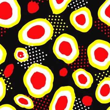 Abstact seamless pattern. Dotted texture. Dot ornament Stock Illustration