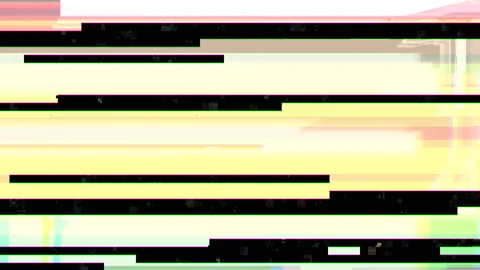 Abstact video background with bright stripes in style glitch. Viruses and Video stock 116183300