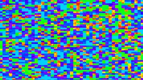 Abstact video background with mosaic  glitch. Stockbeeldmateriaal 70498768