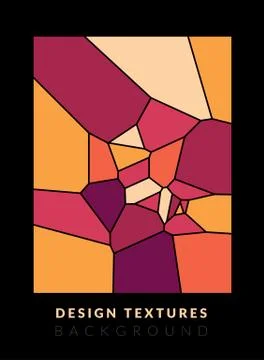 Abstact voronoi design vector background Stock Illustration