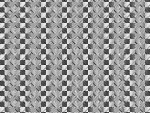 Abstarct check pixel seamless pattern. Stock Illustration