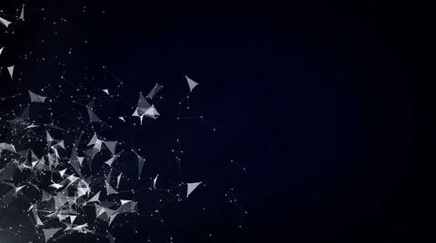 Abstarct Plexus Background Stock Footage 68740449