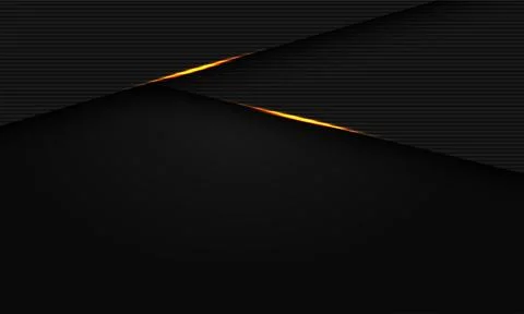 Abstrac gold light shadow overlap on black blank space design modern future Stock Illustration