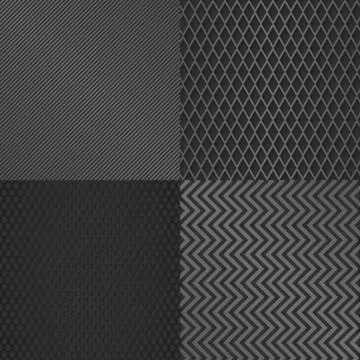 Abstrac mtetal grill pattern background set Stock Illustration