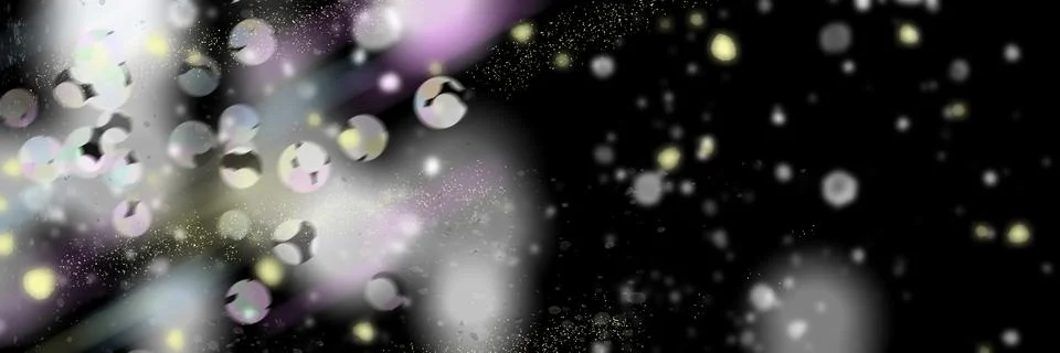 Abstrac spheres background, composition of flying balls decorated Stock Photos