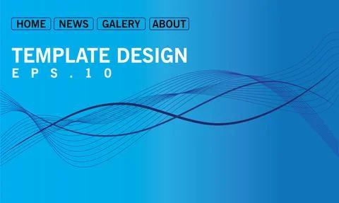 Abstrack background with blue for template web design and more Stock-Illustration