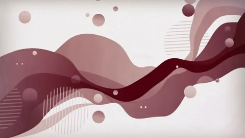Abstrack background with waves and circle Stock Footage 281388825