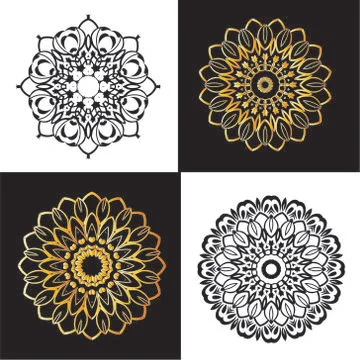 Abstrack circle mandala Stock Illustration