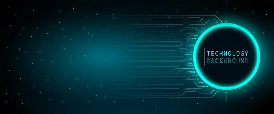 Abstrack data security cyber connection technology background. Stock Illustration