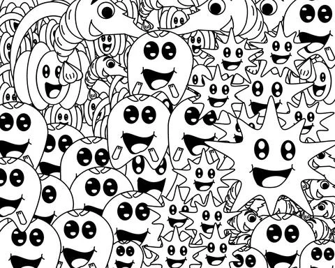 Abstrack doodle Stock-Illustration