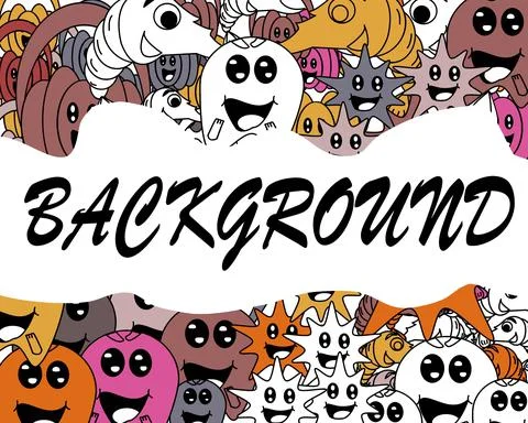 Abstrack doodle Stock Illustration