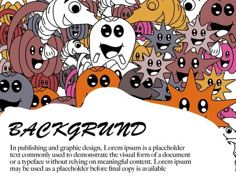 Abstrack doodle Stock Illustration