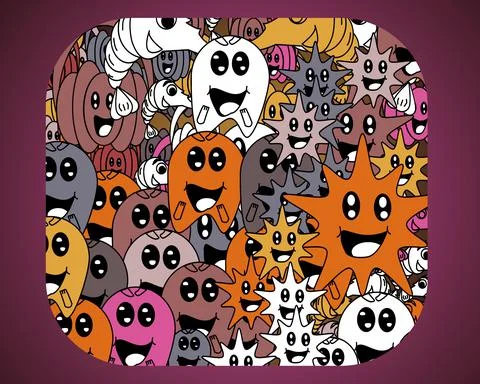 Abstrack doodle Stock Illustration