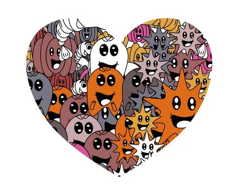 Abstrack doodle Stock-Illustration