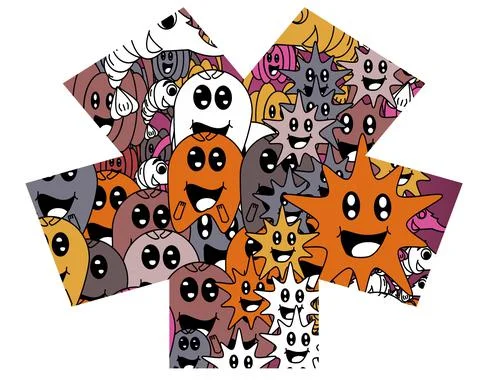 Abstrack doodle Stock Illustration