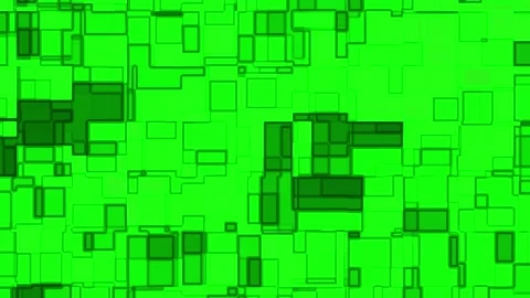 Abstrack geometry shape background, neon green Vídeo Stock 334767188