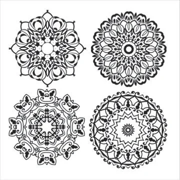 Abstrack  mandala Stock Illustration