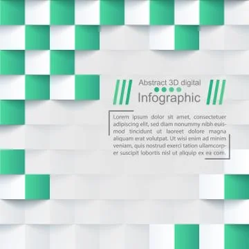 Abstrack paper background - origami template. Stock Illustration