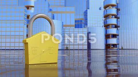 Abstrackt city background Stock Illustration