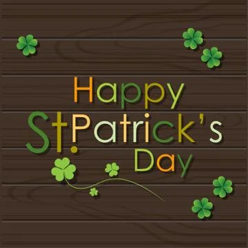 Abstrackt of St.Patrick's Day. Stock Illustration