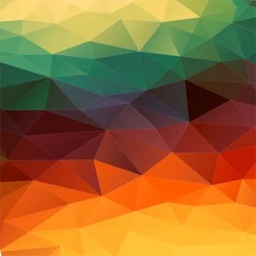 Abstract 2D geometric colorful background Stock Illustration