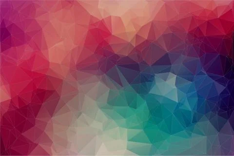 Abstract 2D geometric multicolor background Vector EPS 10 Stock Illustration