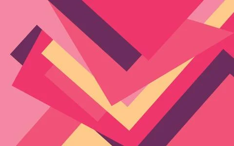 Abstract 2D Mosaic Square Background Stock Illustration