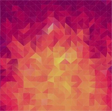 Abstract 2D triangle background Stock Illustration