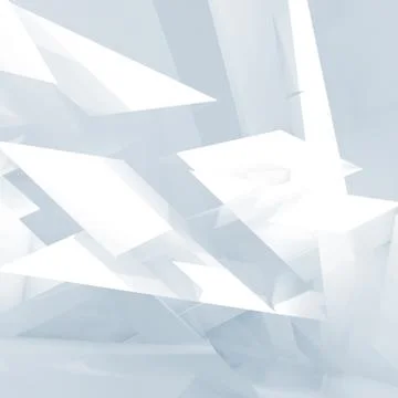 Abstract 3 d blue and white digital background Stock Illustration