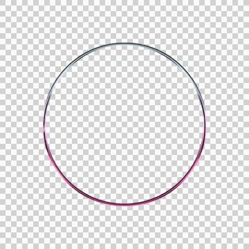 Abstract 3 D geometric concentric torus rings with gradient magenta to white Stock Illustration