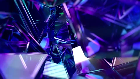 An abstract 3-D geometric gem pattern. Stockbeeldmateriaal 294958907