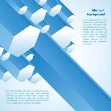 Abstract 3-dimensional background Illustrazione stock