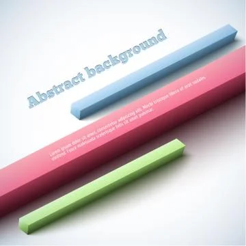 Abstract 3-dimensional vector background Stock-Illustration