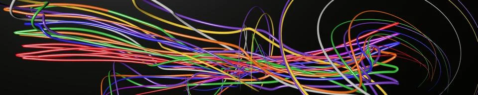 Abstract 3D . 3d illustration Stock Illustration