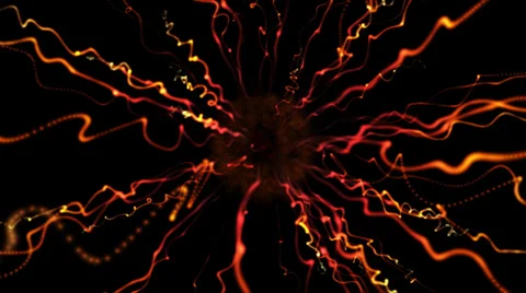 Abstract 3d animated background jellyfish 库存影片 34605737