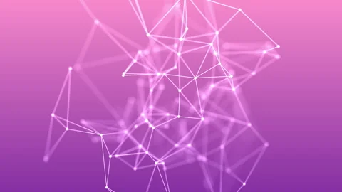 Abstract 3D animated background motion Stock Footage 284222124