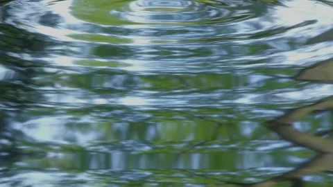 Abstract 3d animated water waves Stock Footage 198558054