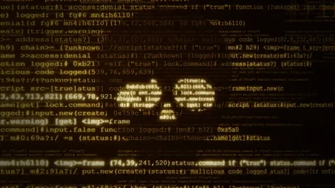 Abstract 3d animation of digital code scrolling in a dark matrix style back Видео 347562204