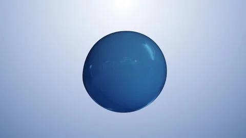 Abstract 3d animation of a distorted sphere, motion design Stock Footage 108272256