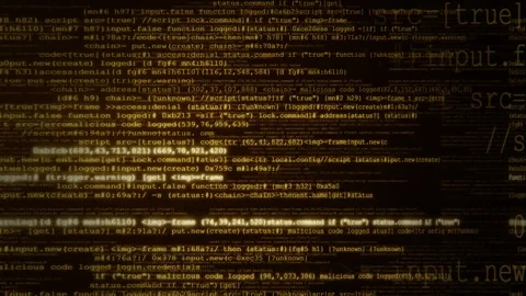 Abstract 3d animation of falling digital code and data stream background Stock Footage 347561930