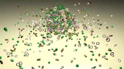 Abstract 3D animation Stock Footage 246920786