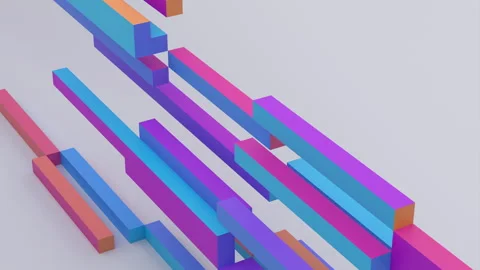 Abstract 3d animation Stock Footage 250523153