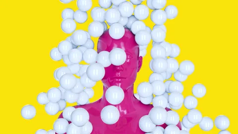 Abstract 3d animation Stock Footage 308316420