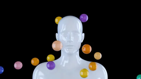 Abstract 3d animation Stock Footage 308316438