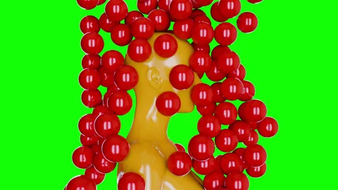 Abstract 3d animation Stock Footage 308316754