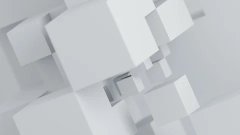 Abstract 3D Animation of Geometric Background Stock Footage 108221852